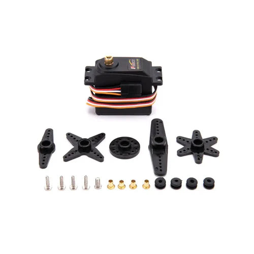 15kg Continuous Turn Servo with Feedback – Copper Gear, Ball Bearings, 360° Rotation