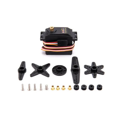 15kg Continuous Turn Servo with Feedback – Copper Gear, Ball Bearings, 360° Rotation