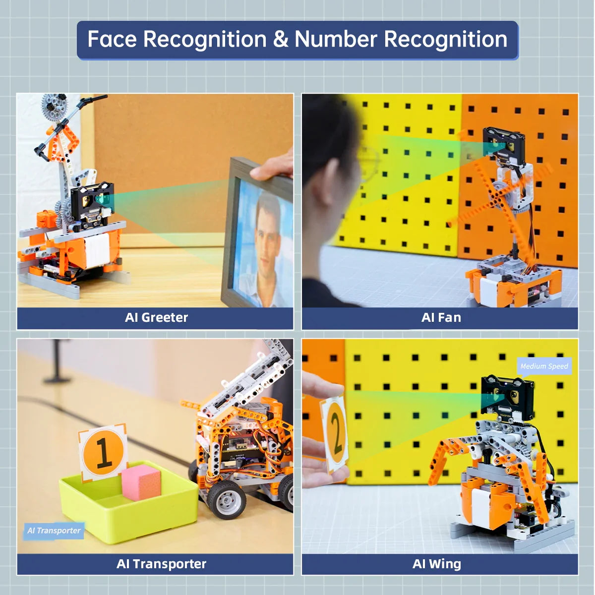 DaDa:bit AI Vision Kit Programmable Building Block Kit