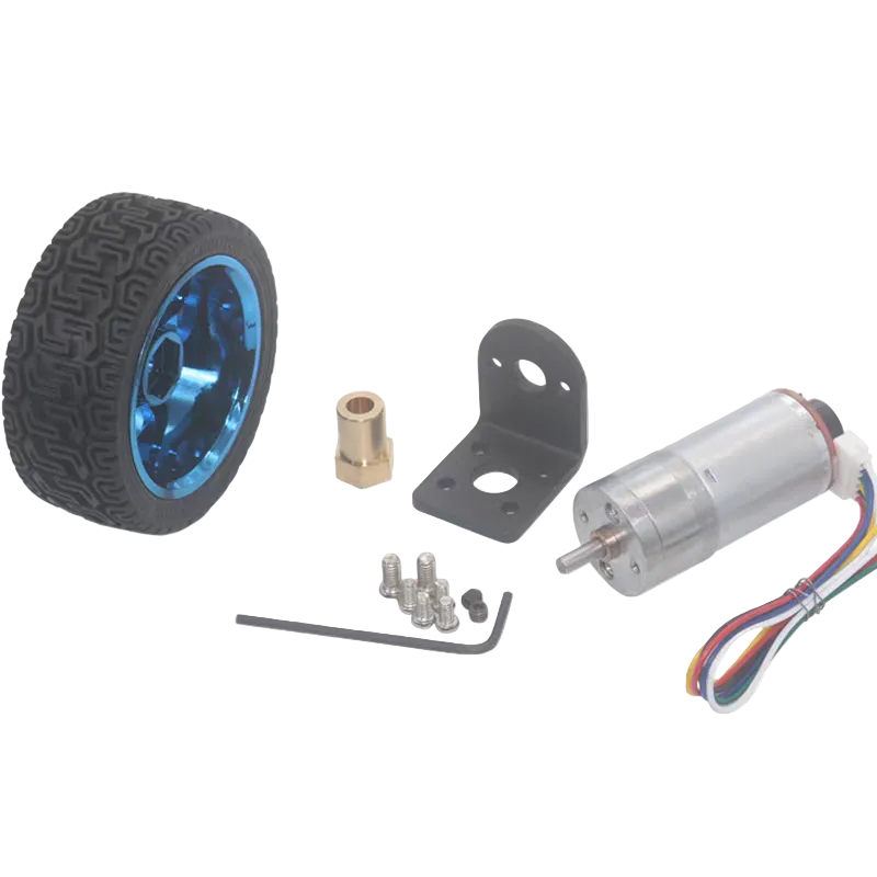 25GA370 DC Gear Motor with Encoder – 6V / 12V, Multiple Speed Options – High Torque Motor for Robotics