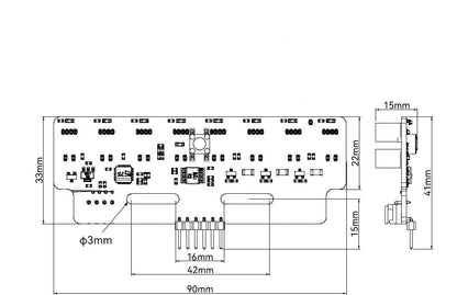 RGB 8-Channel Line Follower Sensor Module with Auto Calibration for Arduino STM32 Raspberry Pi Jetson