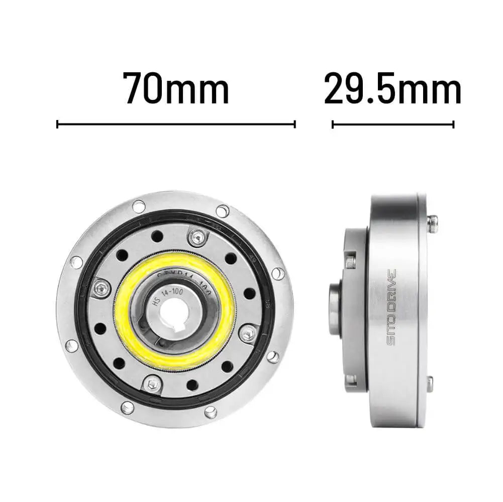 HS-14-I Harmonic Drive Reducer 70mm Strain Wave Gearbox for Robot Joints (30-100 Ratio)