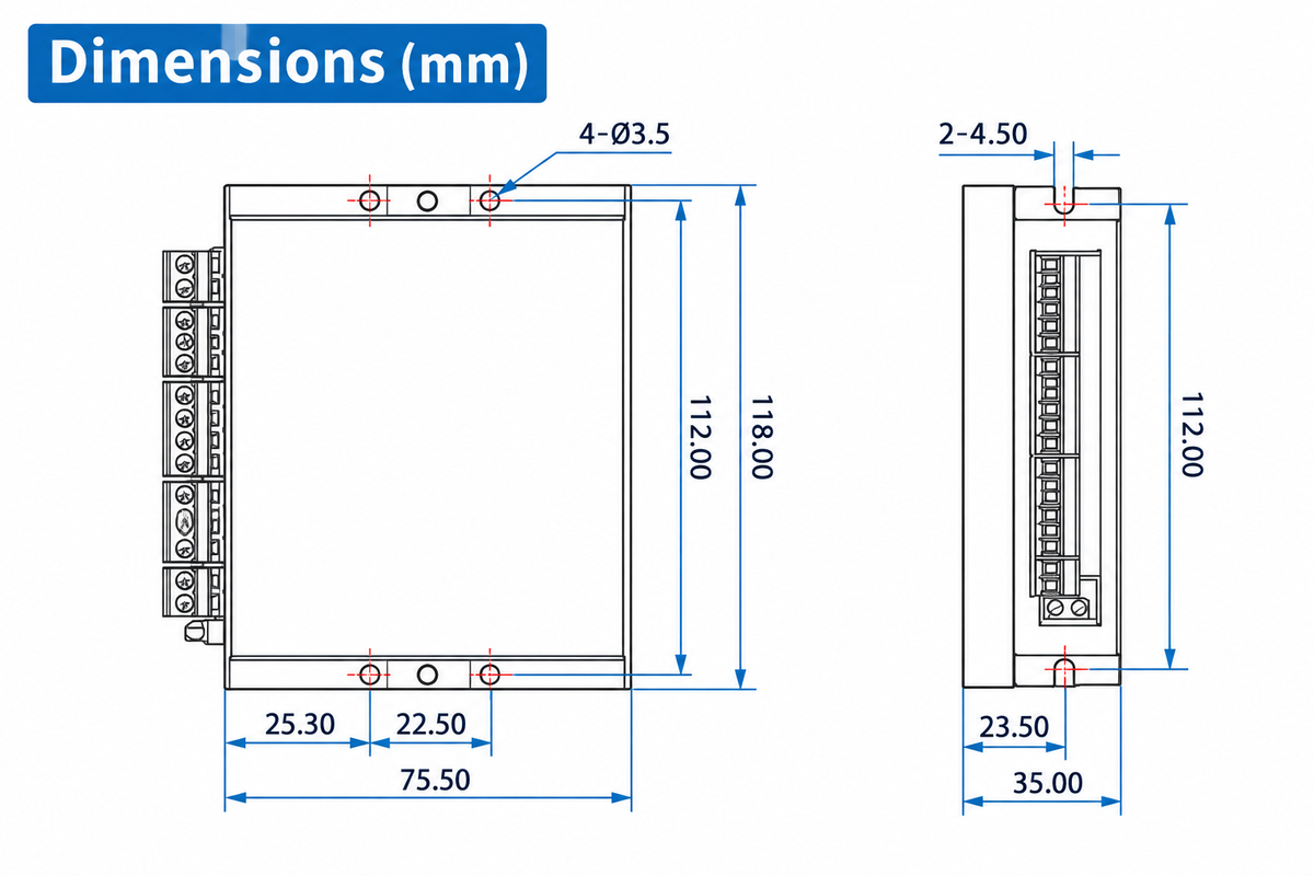 57mm Closed-Loop Stepper Motor and Driver Kit 2.0–2.8 Nm for CNC