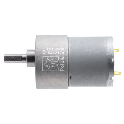 Pololu 30:1 Metal Gearmotor 37Dx52L mm 12V with Helical Pinion – High Torque Brushed DC Motor