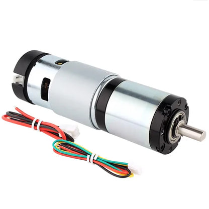 42mm High Torque 24V Planetary Gear Motor with Encoder – 165 RPM, Brushed DC, Heavy Duty