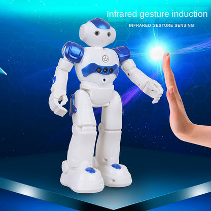 RC Robot Toys for Kids, Gesture Sensing Programmable Rechargeable Remote Control Robot, Smart Educational STEM Robot Gift for Boys Girls Ages 3-12