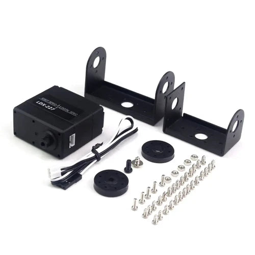 Hiwonder LDX-227 Full Metal Gear Digital Servo with Dual Ball Bearing for Robot (Control Angle 270°)