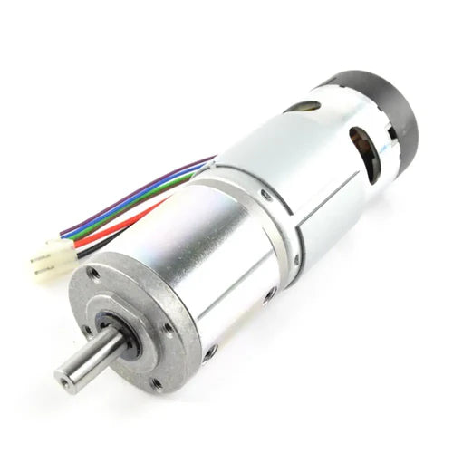 High Torque 4:1 Planetary DC Geared Motor 42mm with Encoder for Robotics & Automation