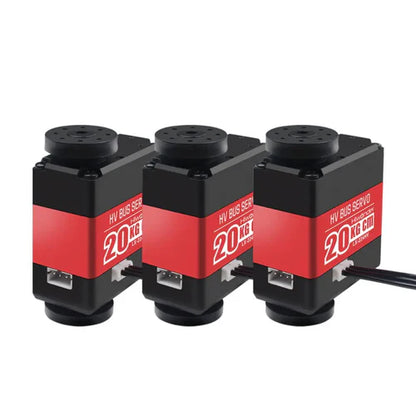 Hiwonder LX-224HV Three Connector Bus High Voltage Digital Servo – 20kg·cm Torque, 11.1V, Metal Gear, Serial Bus Control