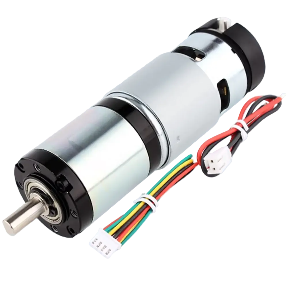 42 mm High Torque Planetary Gear Motor with Encoder – 24V 90RPM