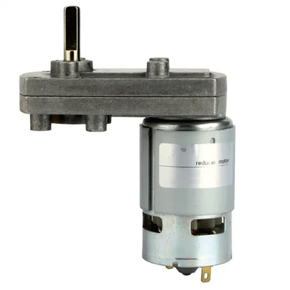 HDC 24V Flat Spur Gear Motor, 3RPM Parallel Shaft Gear Motor – High Torque Compact DC Gearbox