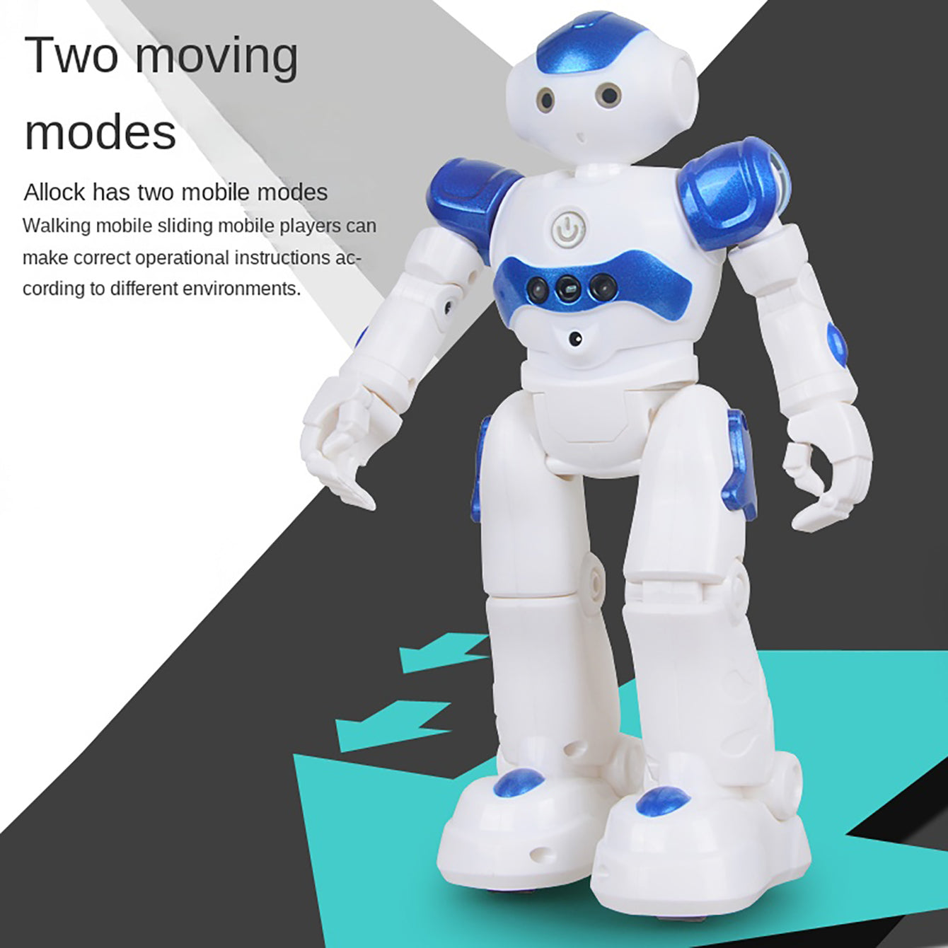 RC Robot Toys for Kids, Gesture Sensing Programmable Rechargeable Remote Control Robot, Smart Educational STEM Robot Gift for Boys Girls Ages 3-12