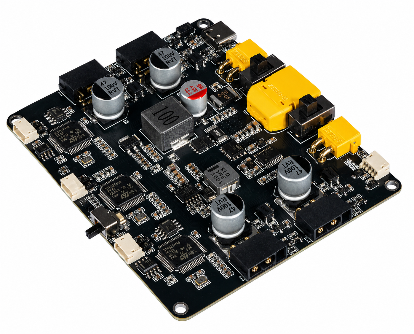 4-CH DC CAN HUB Robot CAN Motor Power Distribution Drive Control Board