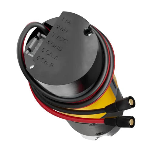 5203 Series Yellow Jacket Planetary Gear Motor 26.9:1 223 RPM with 3.3-5V Encoder | Brushed DC, Steel Gears, Robust REX Shaft