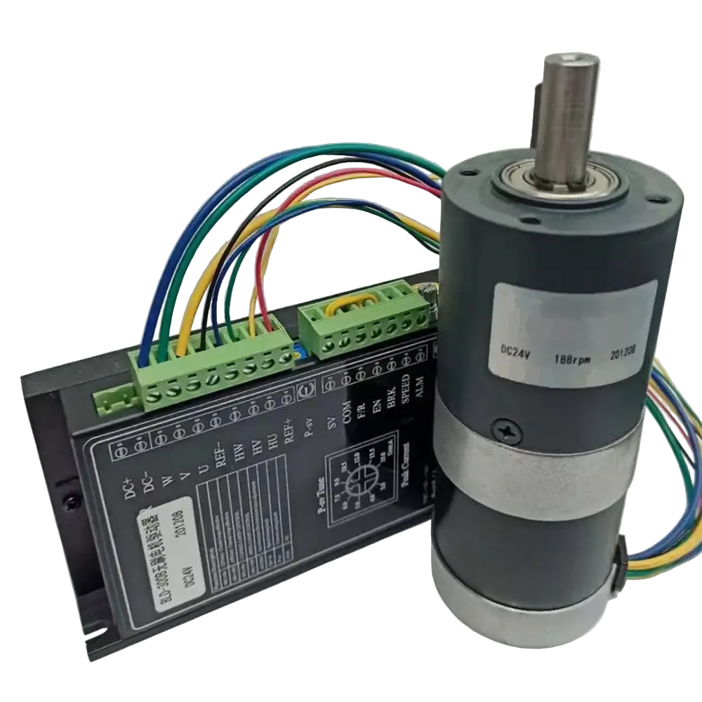 57BL Brushless DC Planetary Gear Motor with Driver Kit – 24V 800RPM