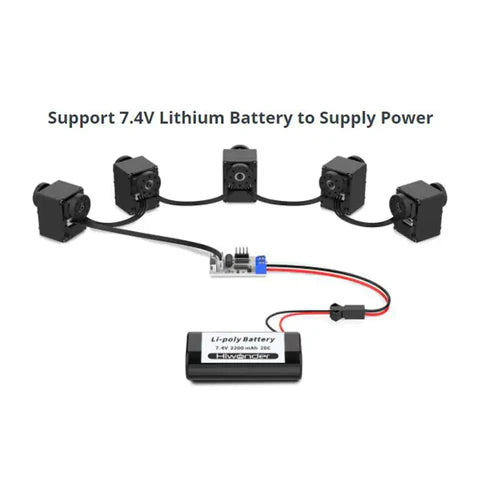 Hiwonder HX 06L Serial Bus Servo with Double Shaft, 6KG Torque & Data Feedback