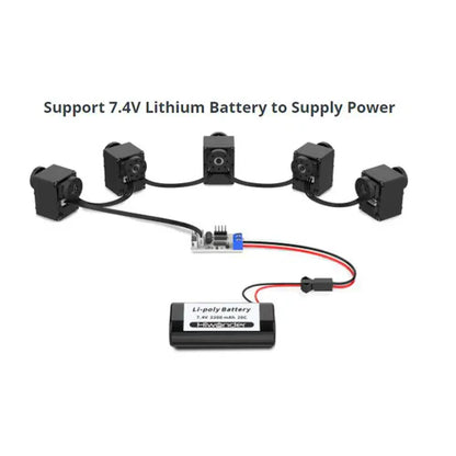 Hiwonder HX 06L Serial Bus Servo with Double Shaft, 6KG Torque & Data Feedback