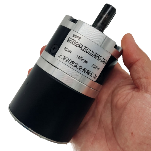 60mm High Torque 45W DC Planetary Gear Motor 24V Reversible Speed Control Motor