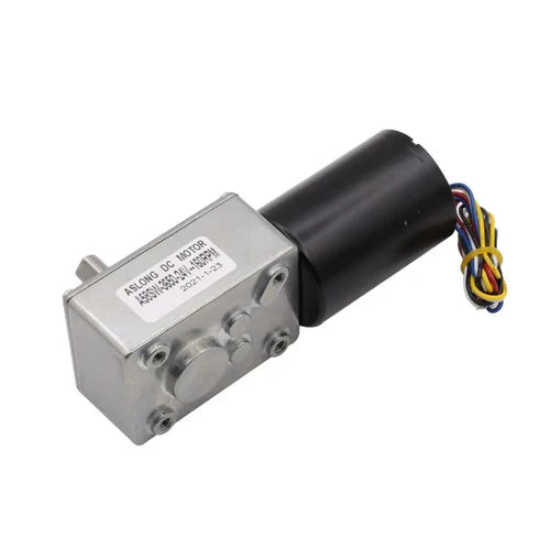 5840 3650 24V 80RPM High Torque Worm Gear Motor – DC Self-Locking Worm Geared Motor with Metal Gears