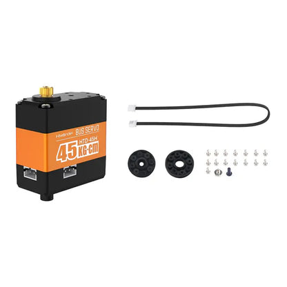 Hiwonder HTD-45H High Voltage Serial Bus Servo – 45KG Torque, Three Connectors & Real-Time Data Feedback