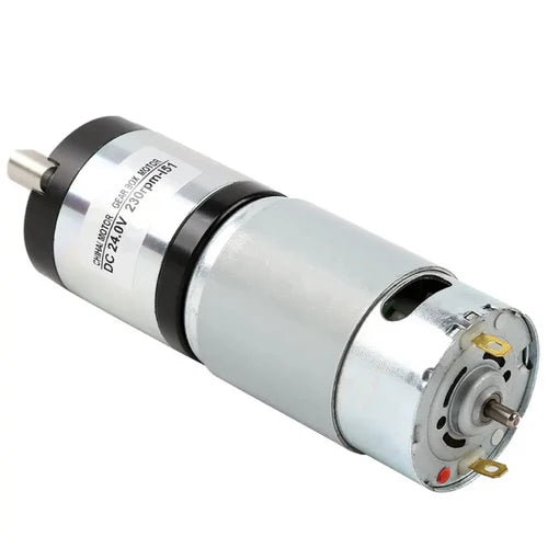 36mm Diameter High Torque Planetary Gear Motor, 24V, 120RPM – Compact DC Gearbox Motor for Robotics & Automation