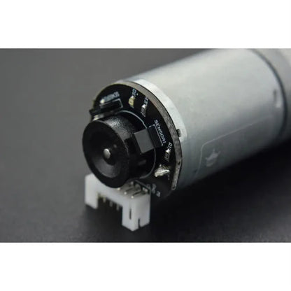 6V DC Motor 10kg-cm 210RPM Metal Geared Motor with Encoder – High Torque, 34:1 Gear Ratio