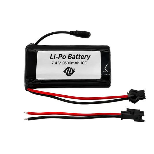 7.4V 2S 2600mAh Li-Po Rechargeable Battery Pack for Robots & Robotic Arms