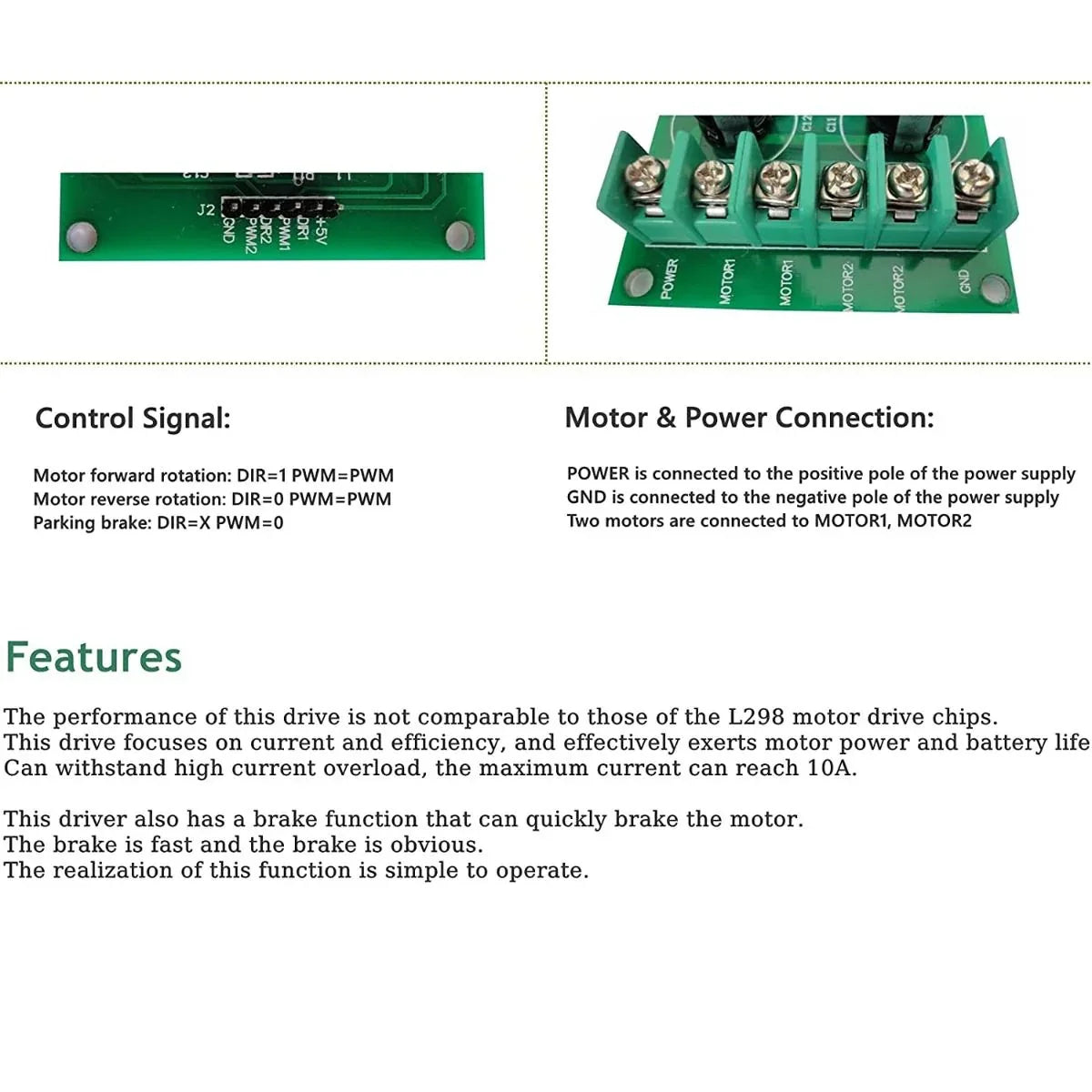 Industrial Grade High Power Double Motor Driver Module - Robot Pi Shop
