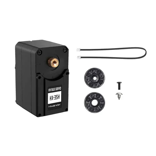 Hiwonder HX 35H Serial Bus High Voltage Servo w/ Double Shaft, 35KG Torque & Data Feedback for Robotics Projects