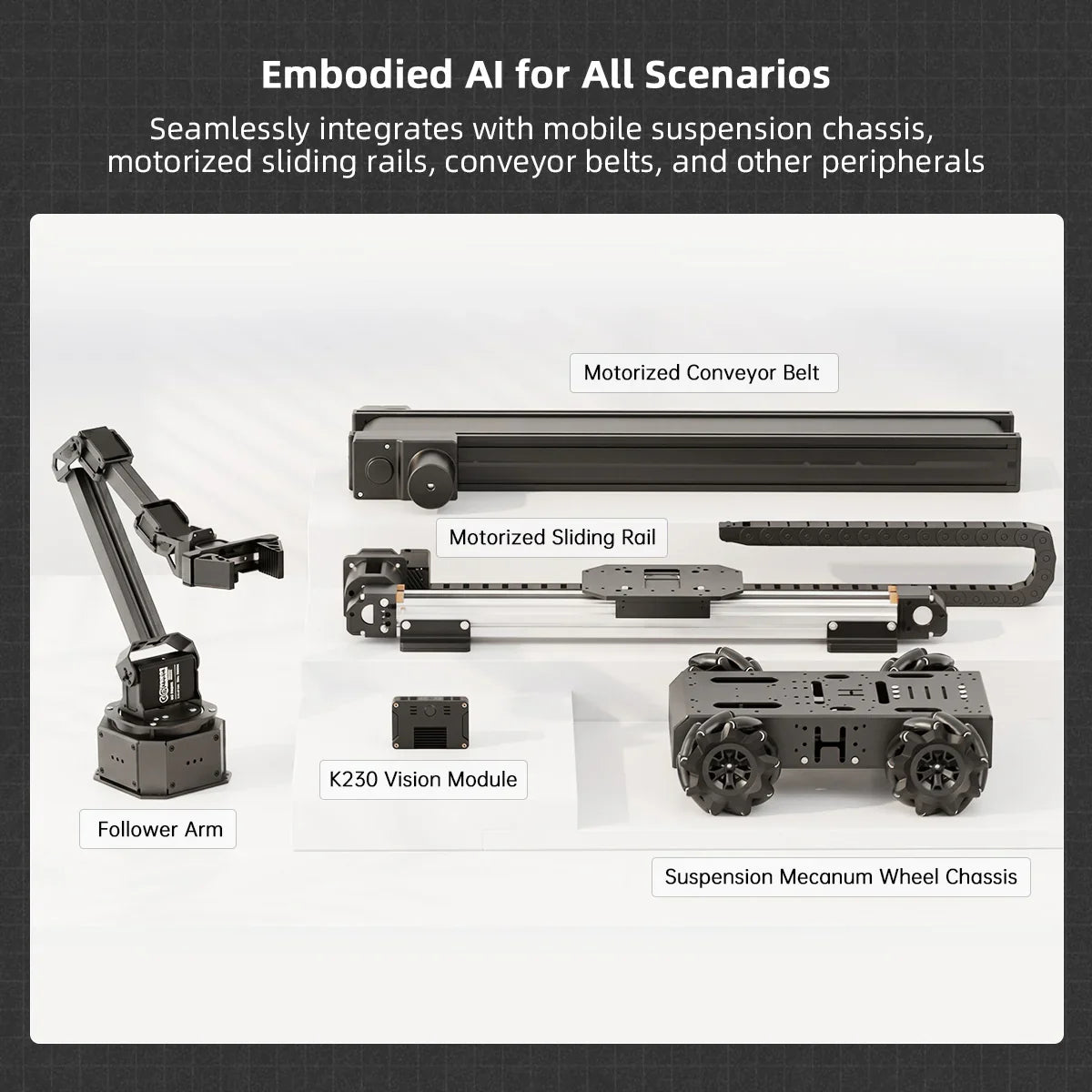 Hiwonder NexArm Open-Source VLA Embodied AI Robotic Arm