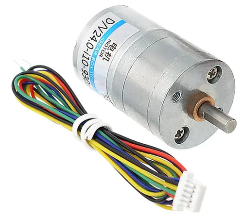 24mm Brushless DC Gear Motor – 6V 175RPM High Torque Metal Gearbox