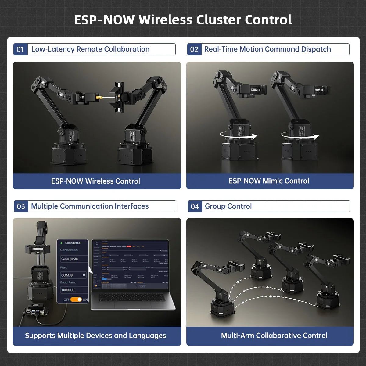 Hiwonder NexArm Open-Source VLA Embodied AI Robotic Arm