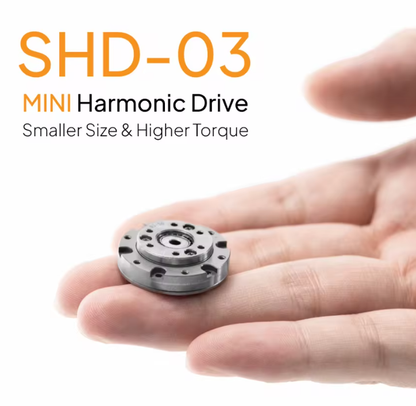 Ultra-Mini Harmonic Drive SHD-03 (25mm) – Precision Strain Wave Gear for Robotics & Micro Actuators