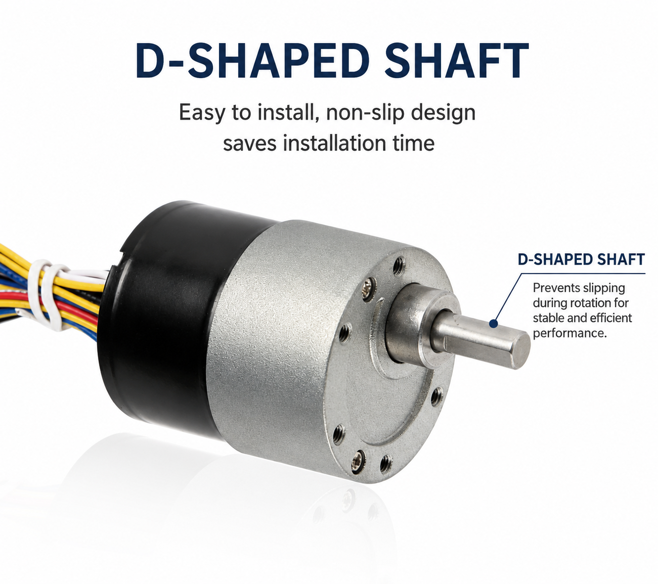 GM37-BLDC3525 Brushless DC Gear Motor 12V 24V High Torque Metal Gear Reduction Motor with PWM Speed Control