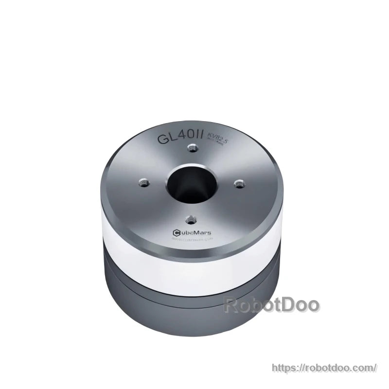 Partially obscured view of the gimbal motor body; only outer rim and side edge visible