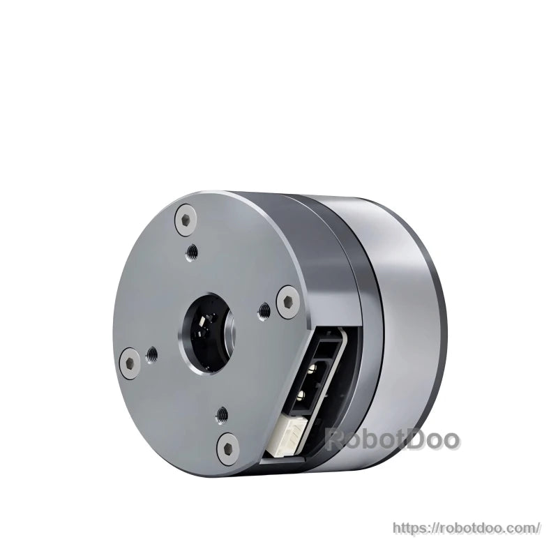 Rear/side view showing GL40 II motor back plate and integrated connector port opening