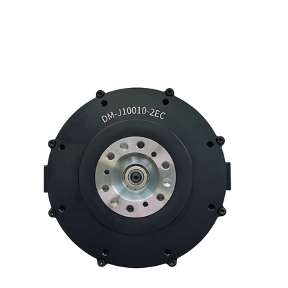 DAMIAO DM-J10010-2EC motor front face with circular flange and central shaft opening