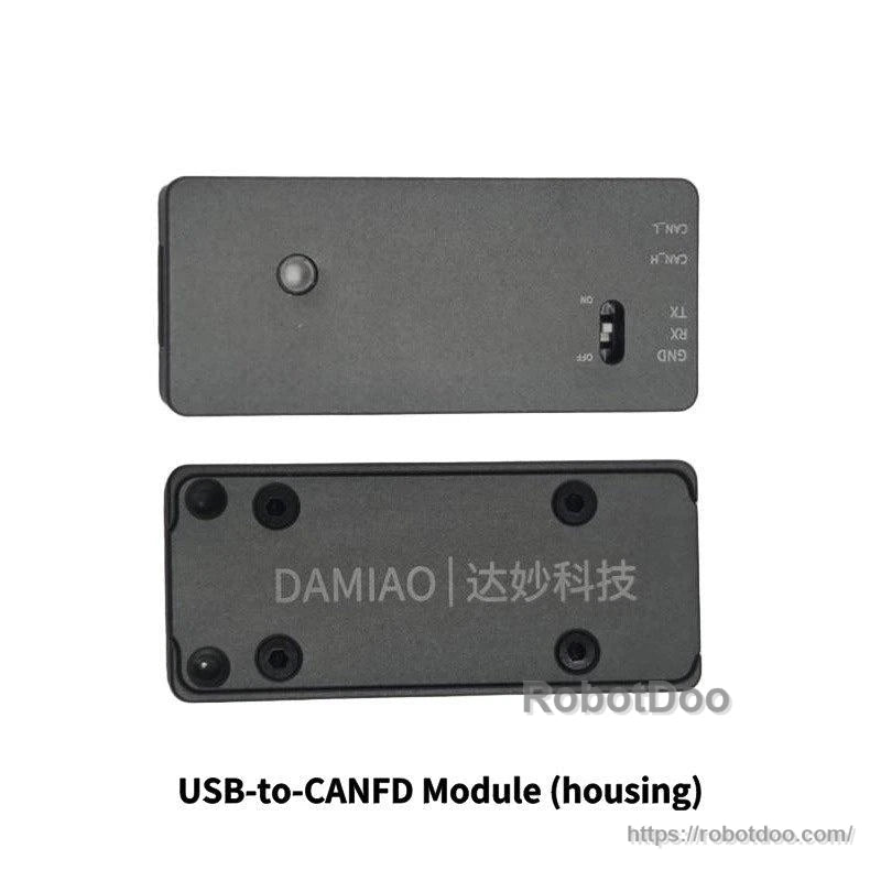 DAMIAO DM-J10010L-2EC Motor, 48V Wide-Voltage 24–48V, 10:1 Reduction, Dual 14Bit Encoders, CAN 1Mbps