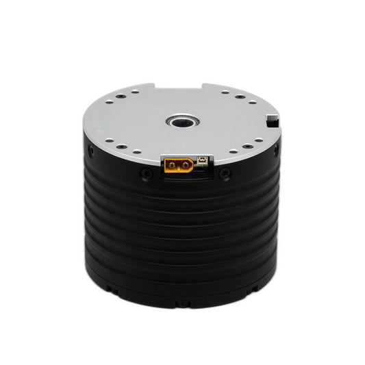 DAMIAO DM-J10422P-2EC 48V CAN gear motor, top view with power/CAN connector and mounting holes