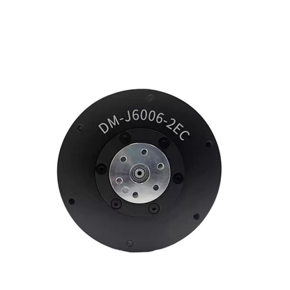 DAMIAO DM-J6006-2EC motor front face close-up showing shaft hub and bolt pattern