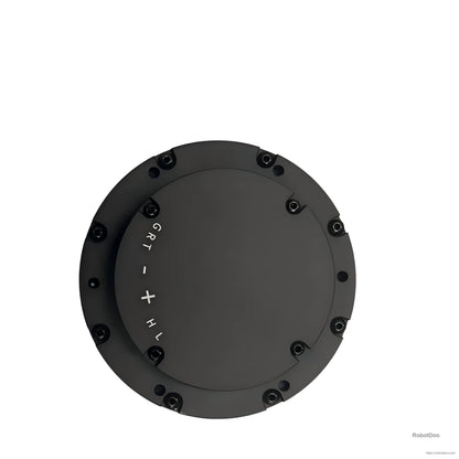 Motor rear cover view with GPT, + and HL markings around the edge