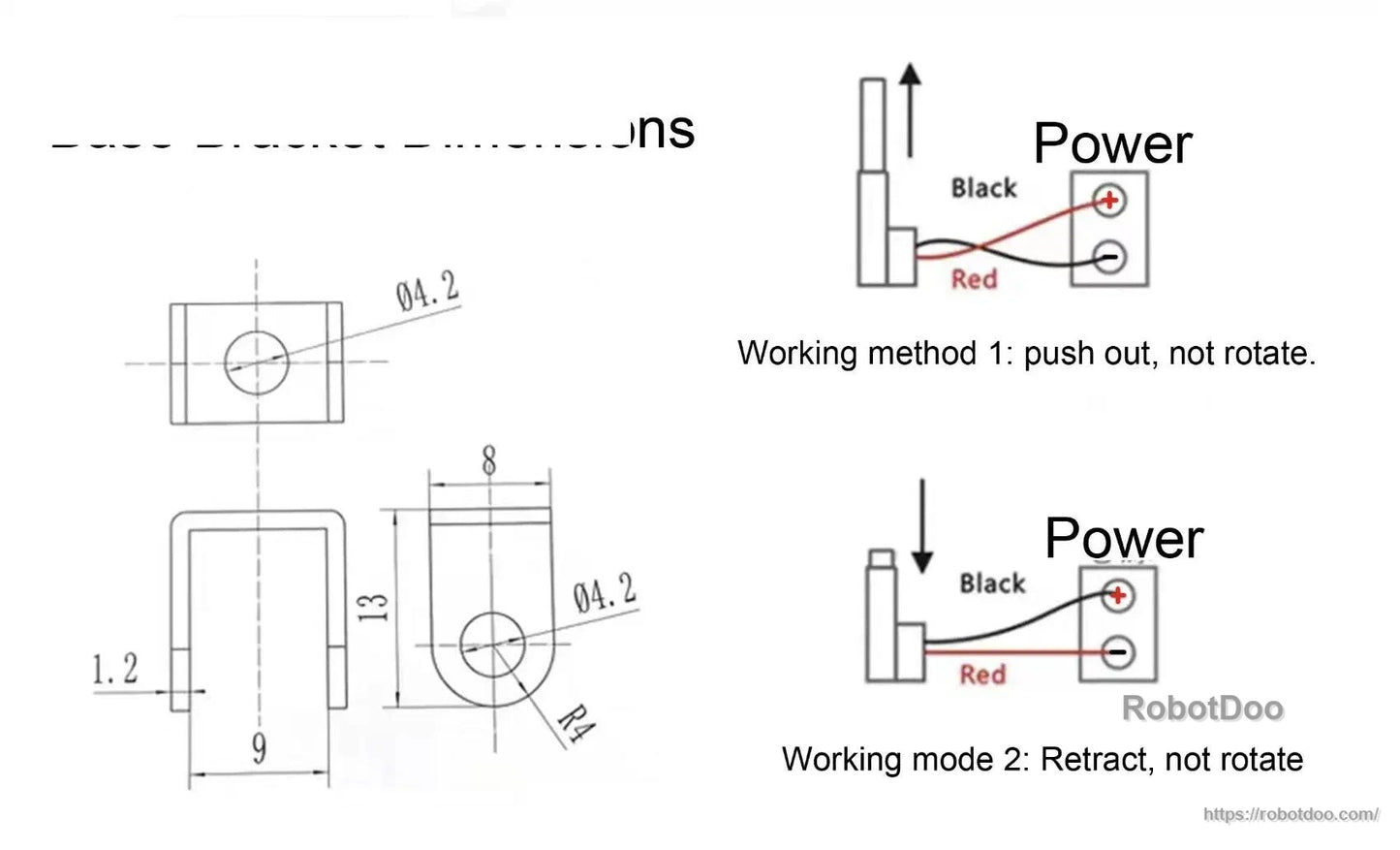 DC 12V Small Linear Actuator
