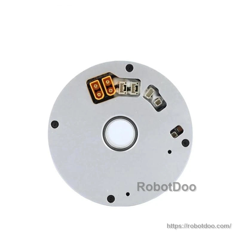 HONPINE HPJM-RE70-80-PRO motor rear face with power and signal connectors around center opening
