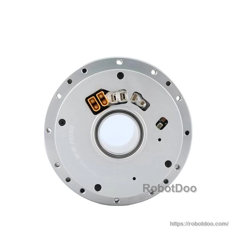 HONPINE HPJM-RE80-110-PRO motor rear panel with power and signal connectors and bolt holes