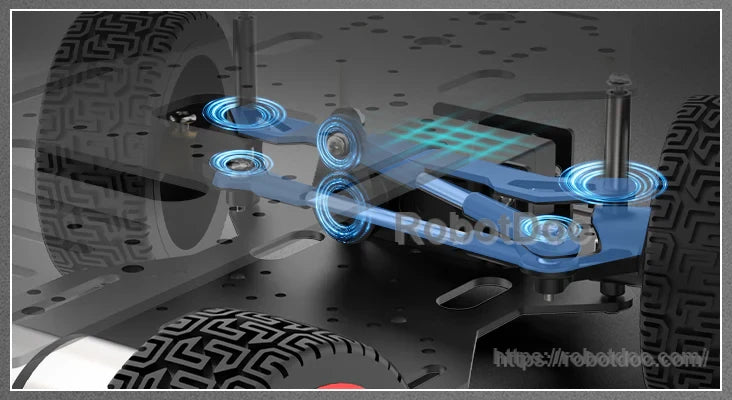 Rear drivetrain layout with electronic differential concept for independent wheel speed control