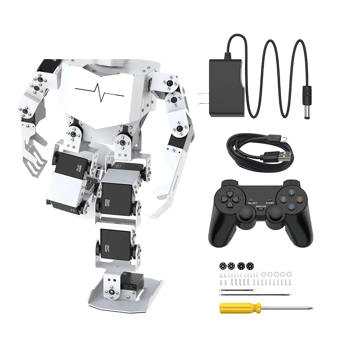 Hiwonder H5S 16DOF Intelligent Humanoid Dancing Robot for STEM Education and Group Control