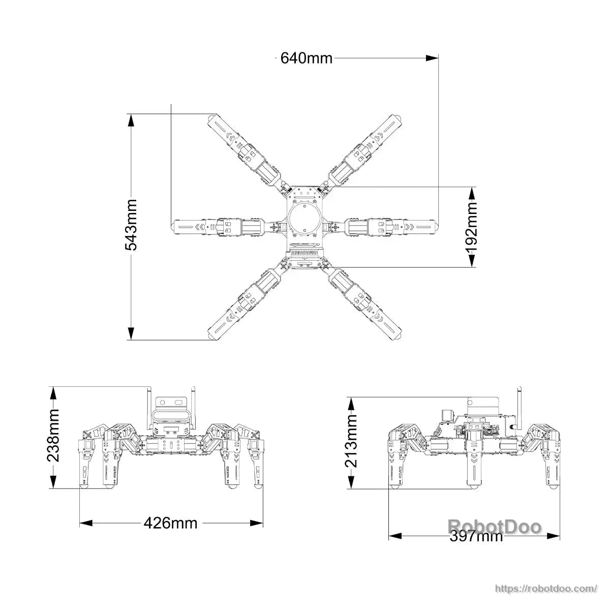 Hiwonder JetHexa ROS Hexapod Robot