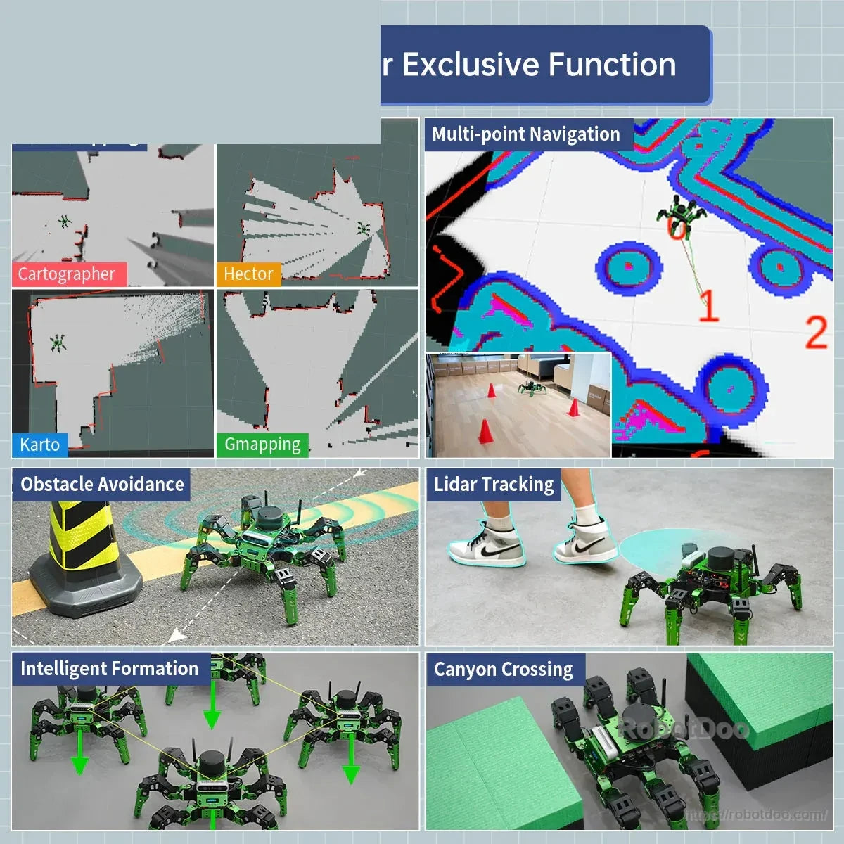 Hiwonder JetHexa ROS Hexapod Robot