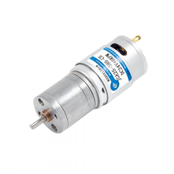 24V DC Gear Motor Adjustable Speed Spur Gear Metal Gearbox High Torque 16 to 1818 RPM