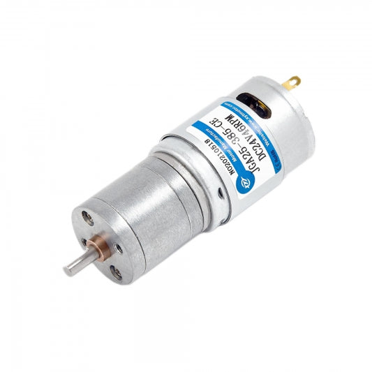 24V DC Gear Motor Adjustable Speed Spur Gear Metal Gearbox High Torque 16 to 1818 RPM